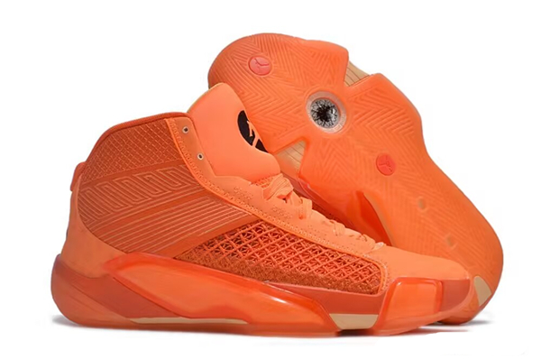 Men's Running Weapon Air Jordan 38 Orange Shoes 012